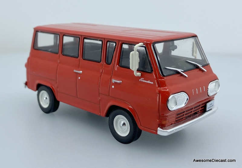 IXO 1:43 1964 Ford Econoline Mini Bus, Red