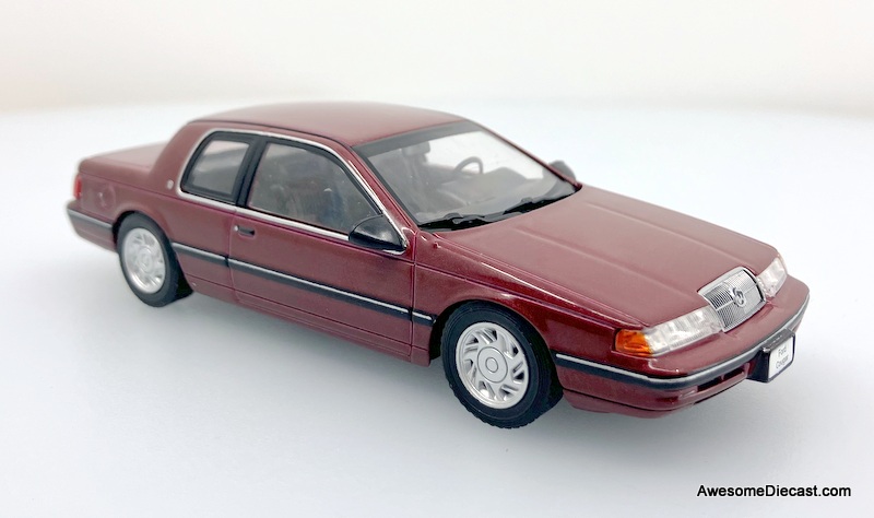 IXO 1:43 1990 Ford Cougar, Metallic Burgundy