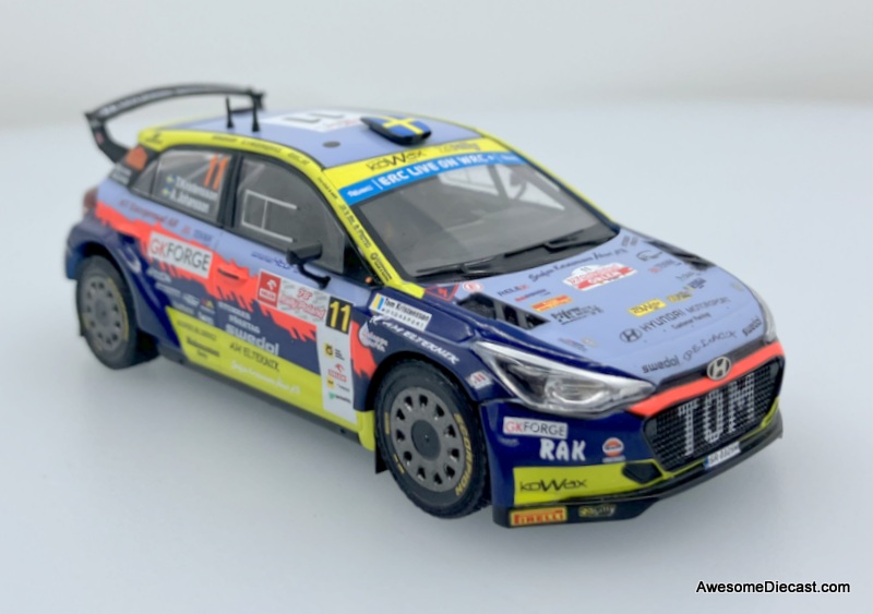 IXO 1:43 2022 Hyundai i20 R5 #11: Poland Rally 2022