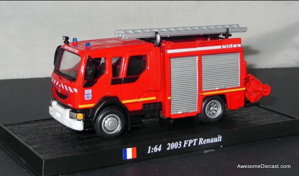 Del Prado 1:64 2003 Renault FPT: Toulon Fire Department (France)