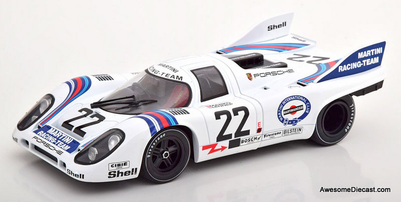 KK Scale 1:18 Porsche 917K #22: 1971 Winner Le Mans 