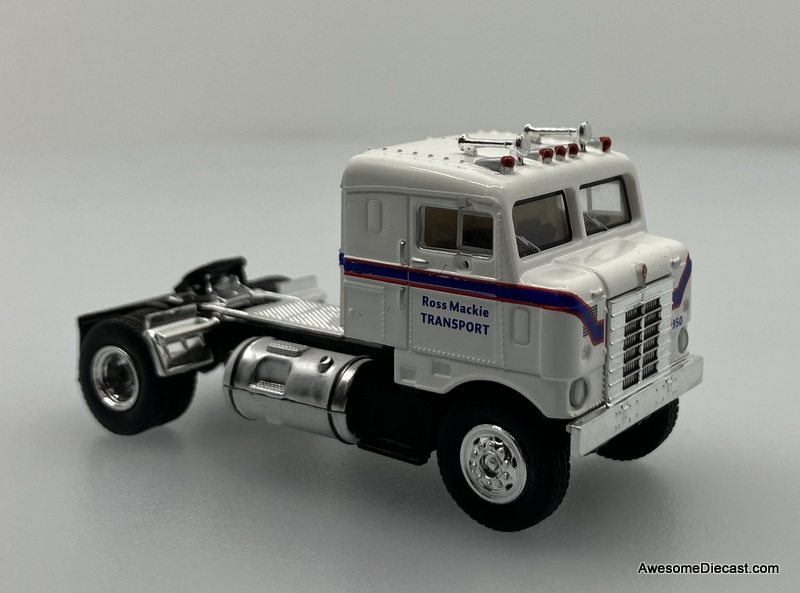 Brekina 1:87 Kenworth Bullnose Sleeper Tractor, Ross Mackie Transport