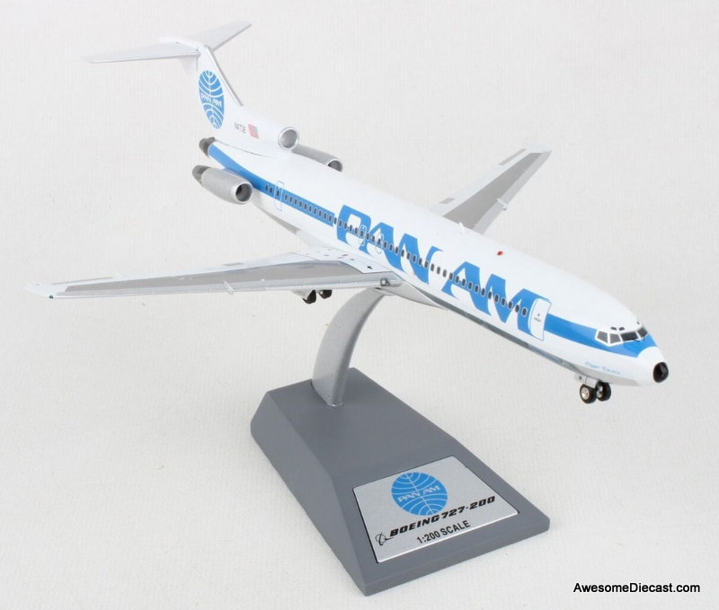 Inflight 200 1:200 Boeing 727-200: Pan American Airlines (Reg #N4738)