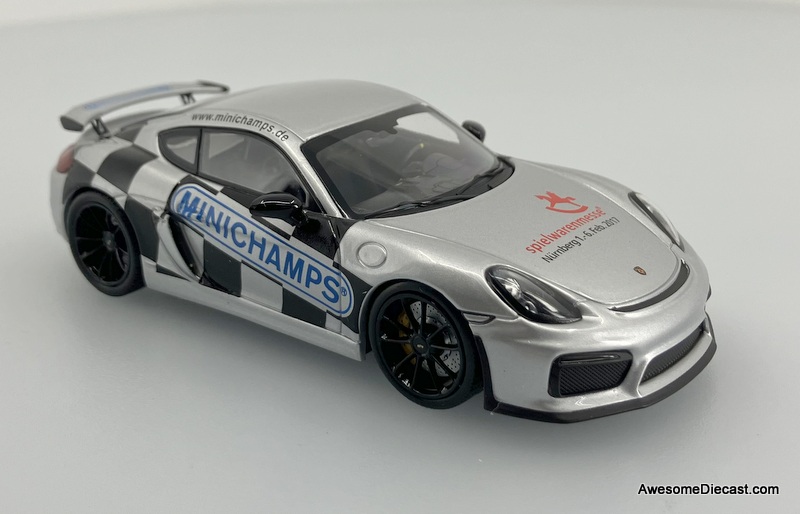 Only One!! Minichamps 1:43 Porsche Cayman GT4: German Toy Fair Only One!! Minichamps 1:43 Porsche Cayman GT4: German Toy Fair