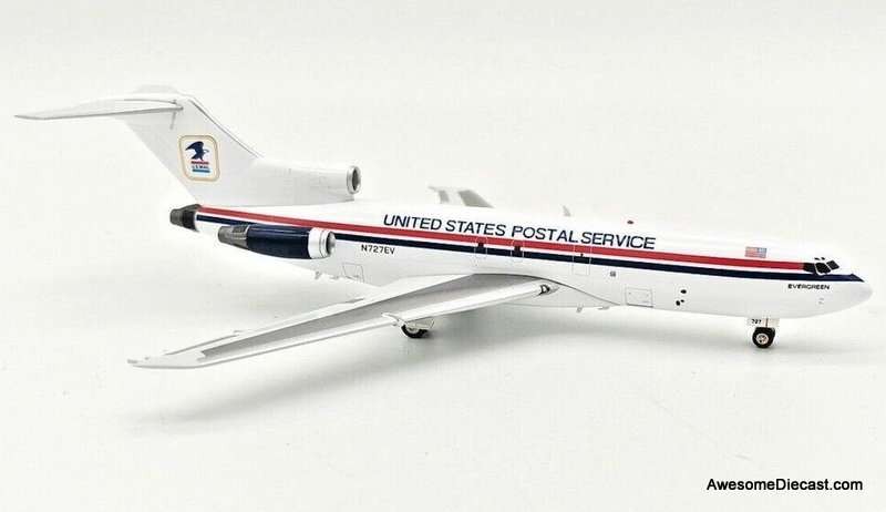 Inflight 200 1:200 Boeing 727-27F: United States Postal Service (Reg #N727EV)