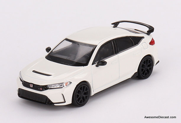 Mini GT 1:64 2023 Honda Civic Type R, Championship White (Mijo Exclusive)
