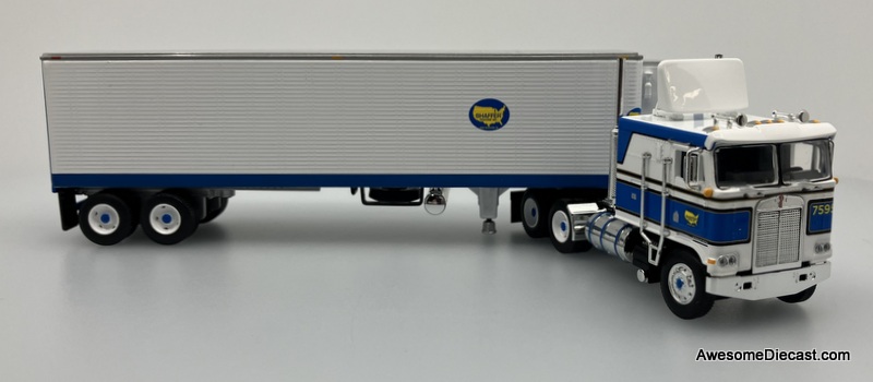 DCP by FG 1:64 Kenworth K100 COE Sleeper w/Vintage Air Foil and 40' Vintage Reefer Trailer: Shaffer Trucking