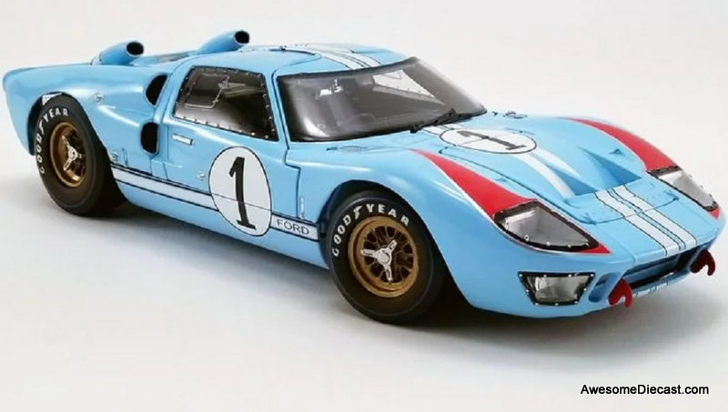 Shelby Collectibles 1:18 1966 Ford GT-40 MK11 #1, Gulf Blue