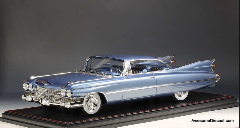 Stamp Models 1:18 1959 Cadillac Coupe DeVille, Georgian Blue