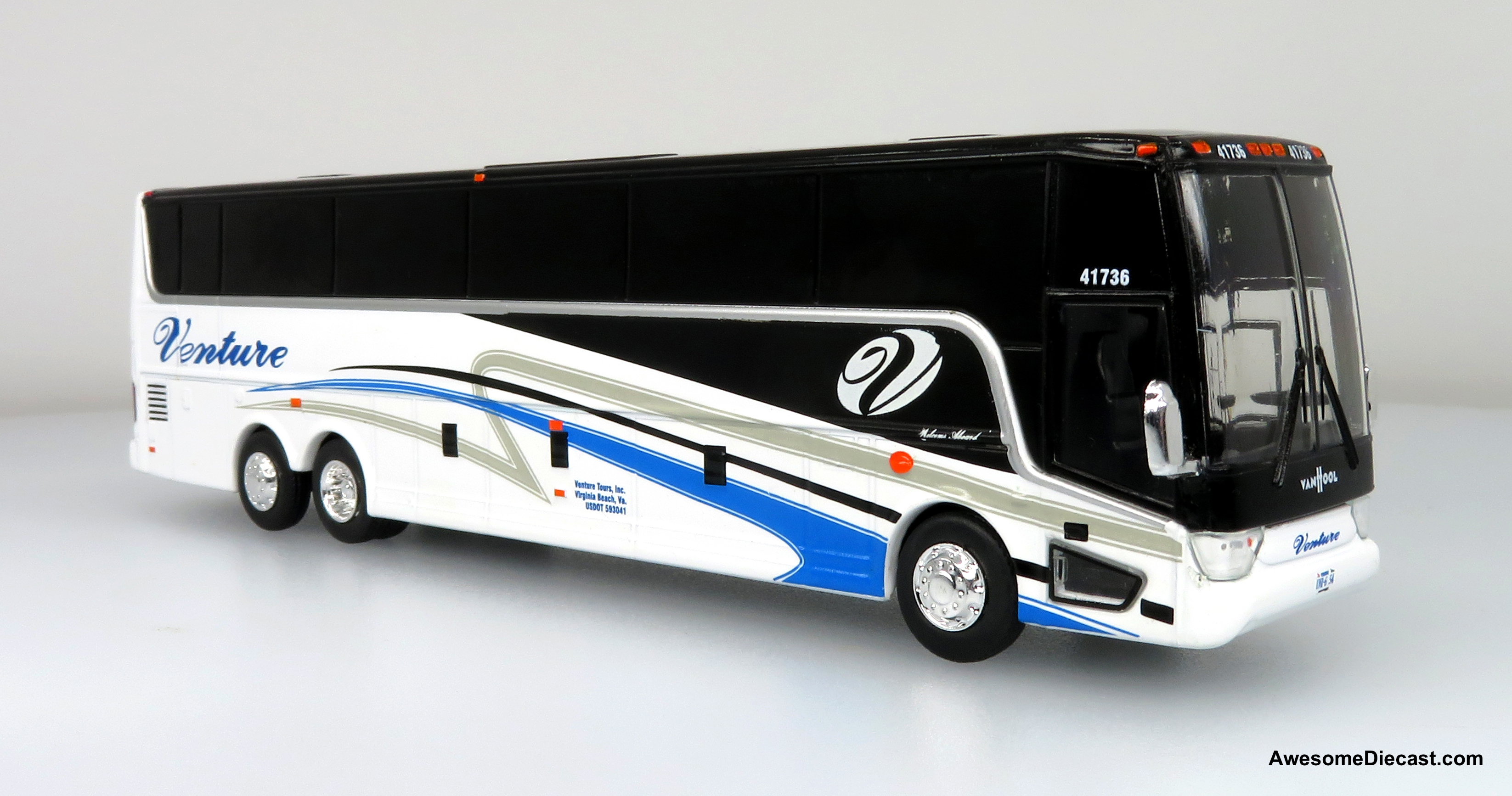 Iconic Replicas 1:87 Van Hool TX45 Coach: Venture Tours