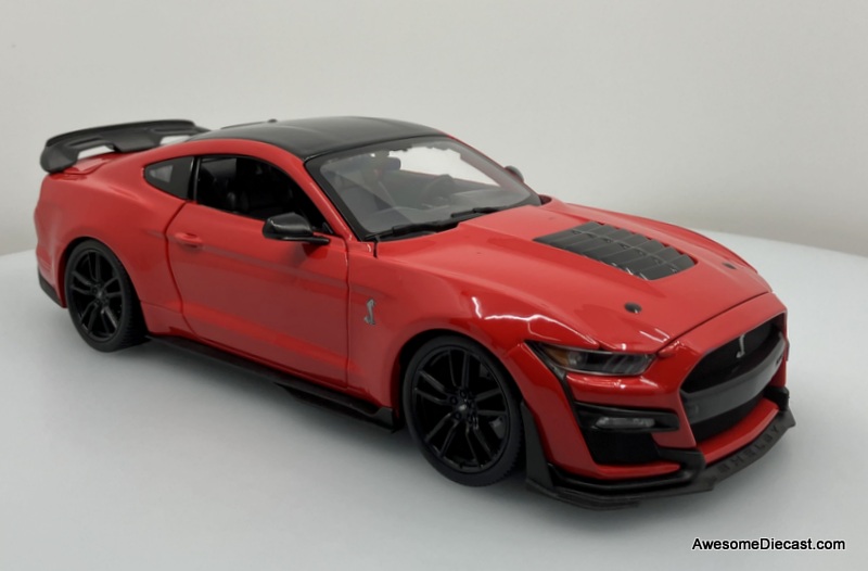 Maisto 1:18 2020 Ford Mustang Shelby GT500, Race Red