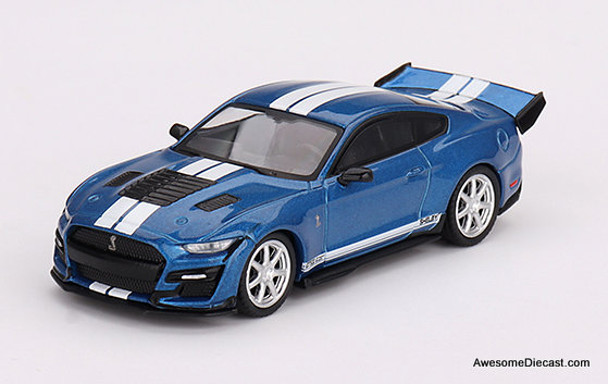 Mini GT 1:64 Shelby GT500 Dragon Snake Concept, Ford Performance Blue (Mijo Exclusive)
