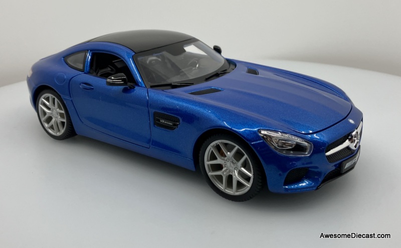 Maisto Special Edition 1:18 Mercedes AMG GT, Metallic Blue