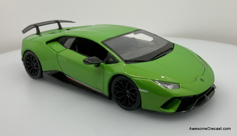 Maisto Special Edition 1:18 2016 Lamborghini Huracan Performante, Metallic Green