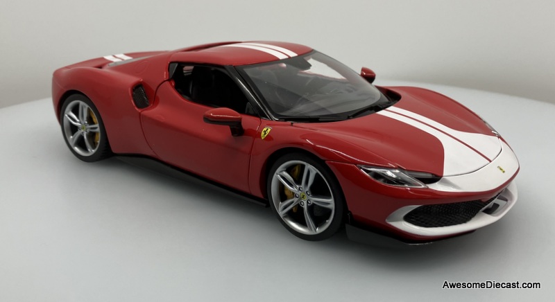 Maisto Special Edition 1:18 2021 Ferrari 296 GTB Assetto Fiorano, Red/White