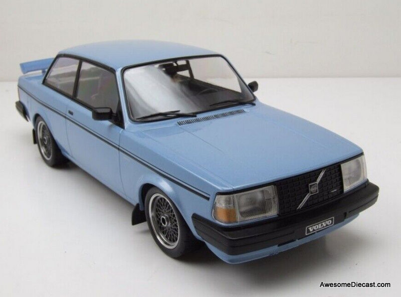 IXO 1:18 1985 Volvo 240 Turbo Custom, Metallic Light Blue
