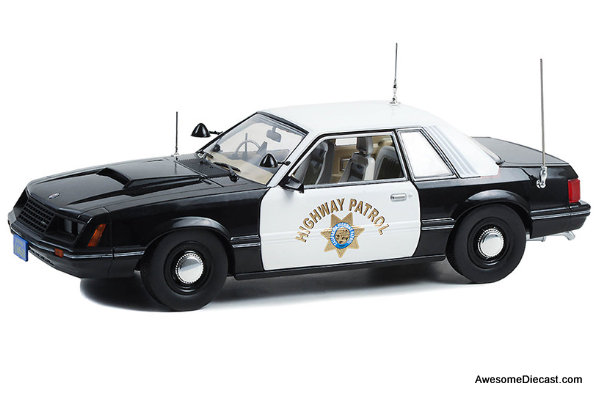 Greenlight 1:18 1982 Ford Mustang SSP: California Highway Patrol