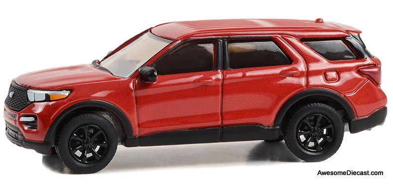 Greenlight 1:64 2023 Ford Explorer ST, Rapid Red Metallic Greenlight 1:64 2023 Ford Explorer ST, Rapid Red Metallic