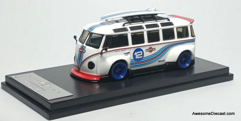Inspire Model 1:64 Volkswagen T1 Bus Robert Design: Martini Racing