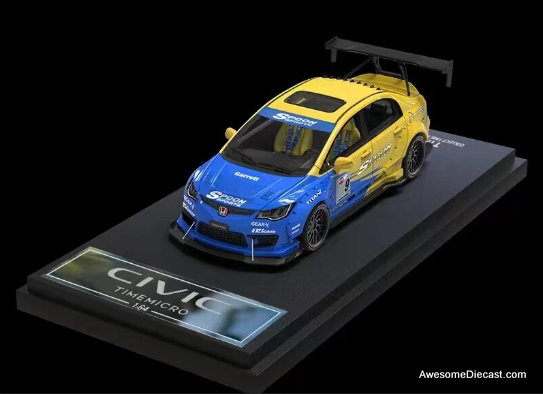 Time Micro 1:64 Honda Civic 4 Door: Spoon Livery