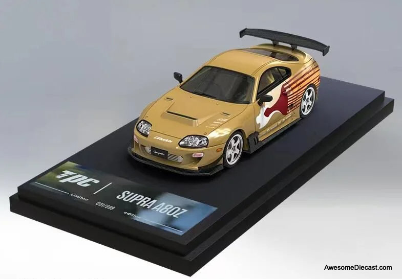 TPC 1:64 Toyota Supra A80Z w/Figure, Gold (Fast & Furious)