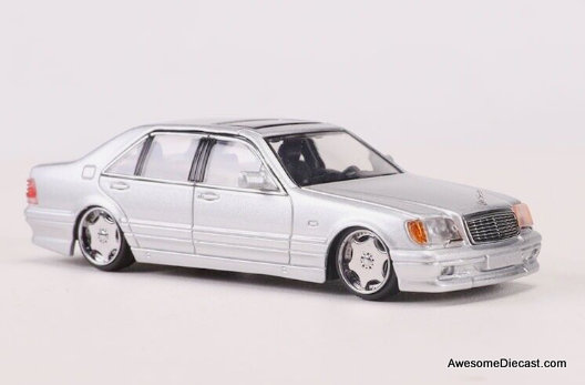 Street Weapon 1:64 Mercedes Benz W140, Silver