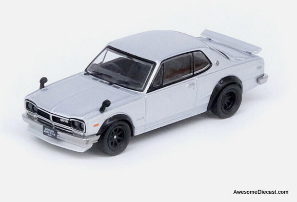 Inno64 1:64 Nissan Skyline 2000 GT-R KPGC10, Silver Inno64 1:64 Nissan Skyline 2000 GT-R KPGC10, Silver