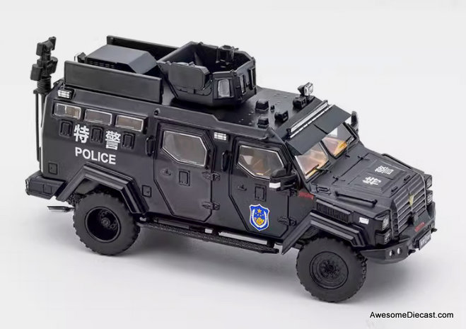 GCD 1:64 Ford F-550 Saber-Toothed Tiger Armored Vehicle: Chinese Police Department