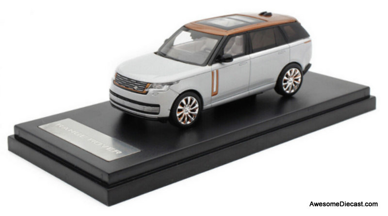 LAND ROVER RANGE ROVER 1/64 白 LCD MODELS 1/64 LCD 2022 Land Rover Range Rover (White) Car Model