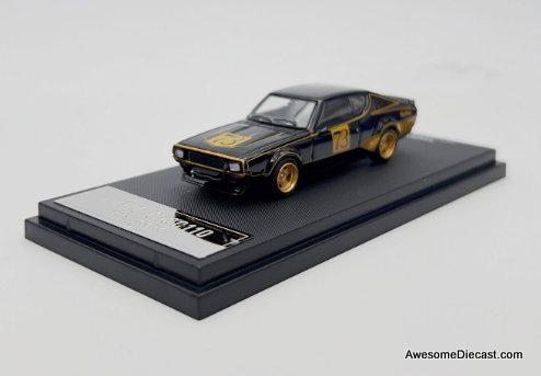 Time Micro 1:64 Nissan Skyline (KPGC110) LBWK #73, Black/Gold