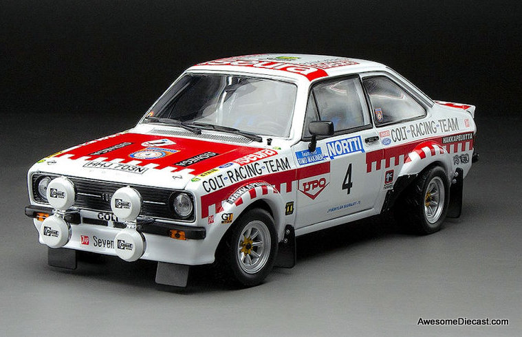 Sun Star 1:18 1975 Ford Escort MK2 RS 1800 #4: 1000 Lakes