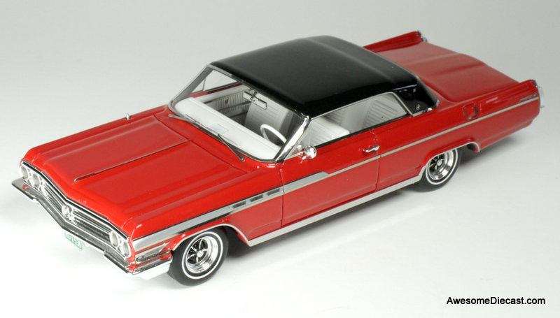 Goldvarg Collection 1:43 1963 Buick Wildcat, Red/Black