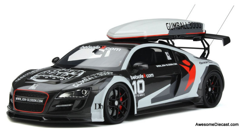 GT Spirit 1:18 2013 Audi R8 #10: Gumball 3000 Camo Black Body Kit