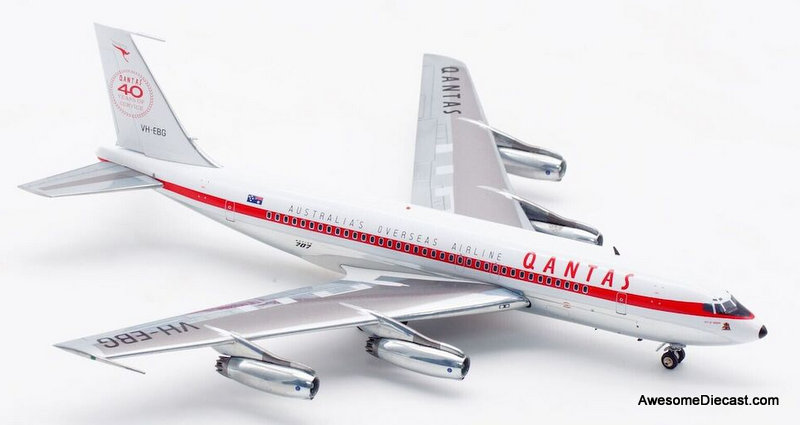 Inflight 200 1:200 Boeing 707-100 (Polished): Qantas Airlines (Reg #VH-EBG)