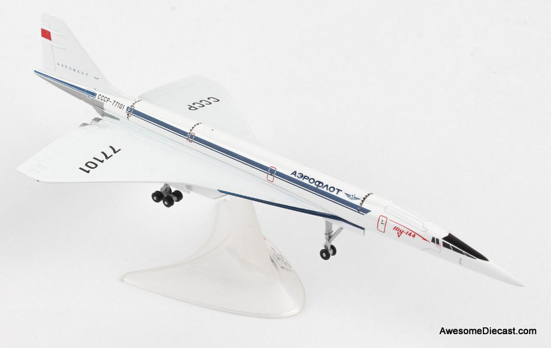 Herpa 1:400 Tupolev Design Bureau TU144S (Reg #CCCP-77101)