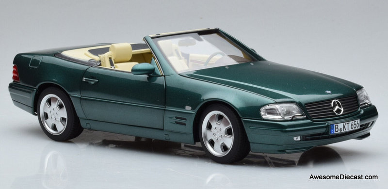 Norev 1:18 1999 Mercedes-Benz SL500, Green Metallic