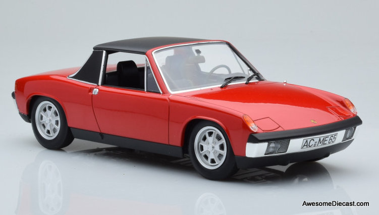 Norev 1:18 1972 Porsche 914 Targa 1.7, Bahia Red 