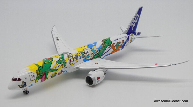 JC Wings 1:400 Boeing 787-9: ANA (All Nippon Airlines) "Pikachu Jet" (Reg #JA894A)