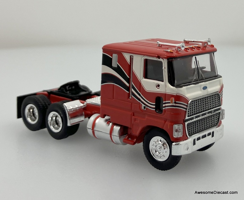 Brekina 1:87 Ford CLT 900 Sleeper Tractor, Red/White