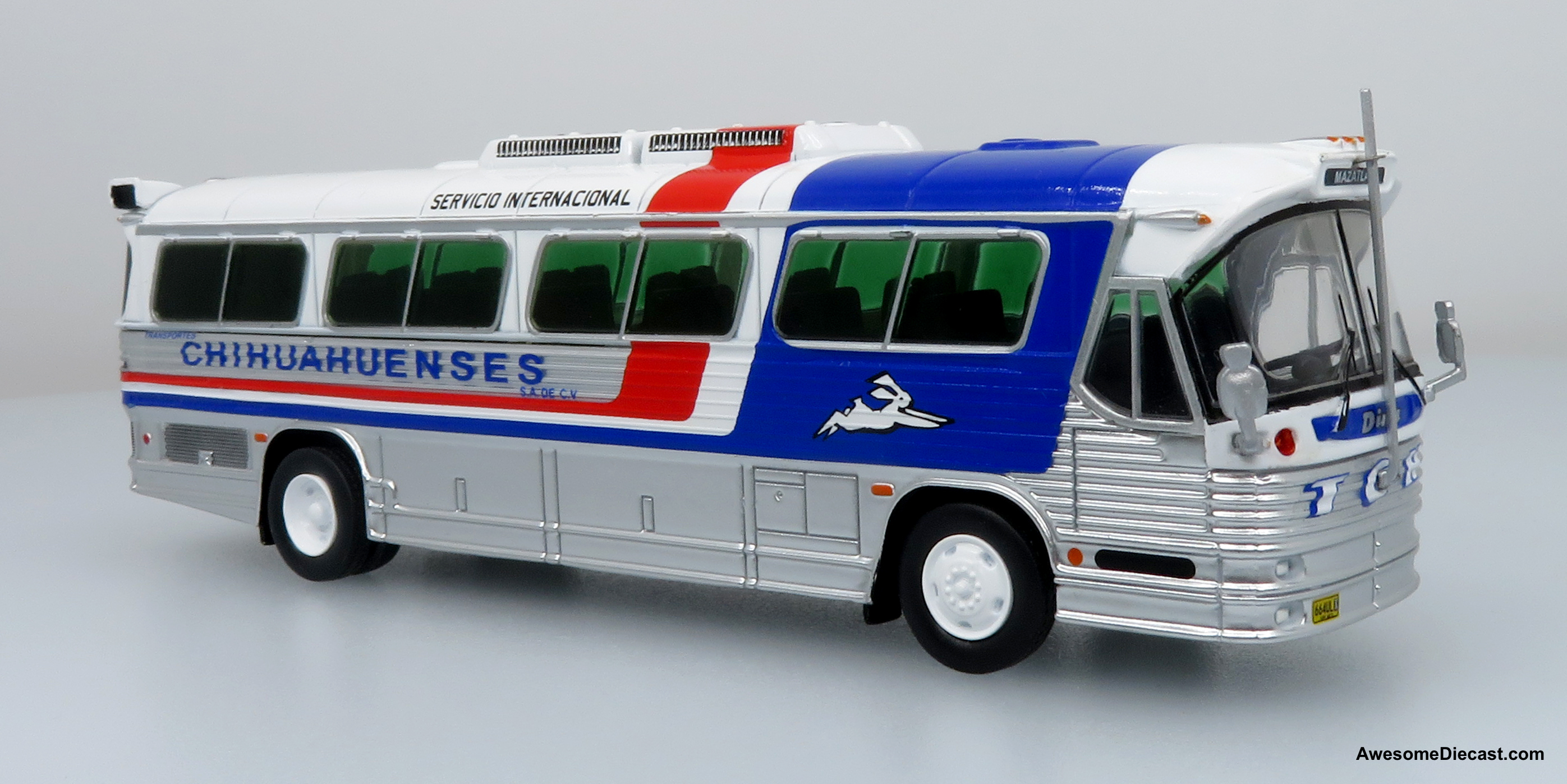 Iconic Replicas 1:87 Dina Olimpico Coach: Transportes Chihuahuenses