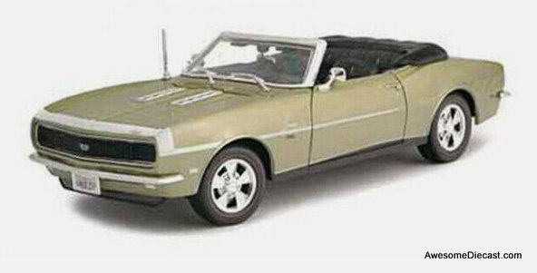 Maisto 1:18 1968 Chevrolet Camaro RS/SS 396, (Rare) Gold