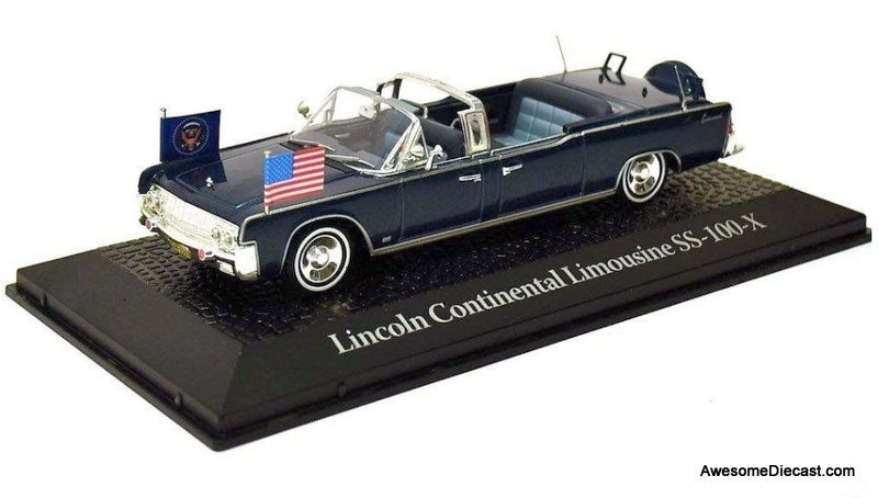 talos 1963 LIMITED EDITION エクスプラス Atlas 1:43 1963 Lincoln Continental Limousine SS-100-X: President