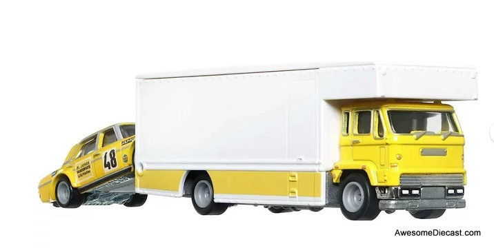 Hot Wheels 1:64 Fleet Flyer w/Mercedes Benz 300 SEL 6.8 AMG  #48