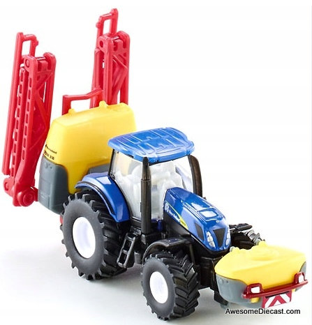 Siku 1:87 New Holland Tractor w/Kverneland Crop Sprayer