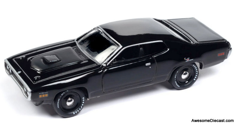 Johnny Lightning 1:64 1971 Plymouth Road Runner, Black