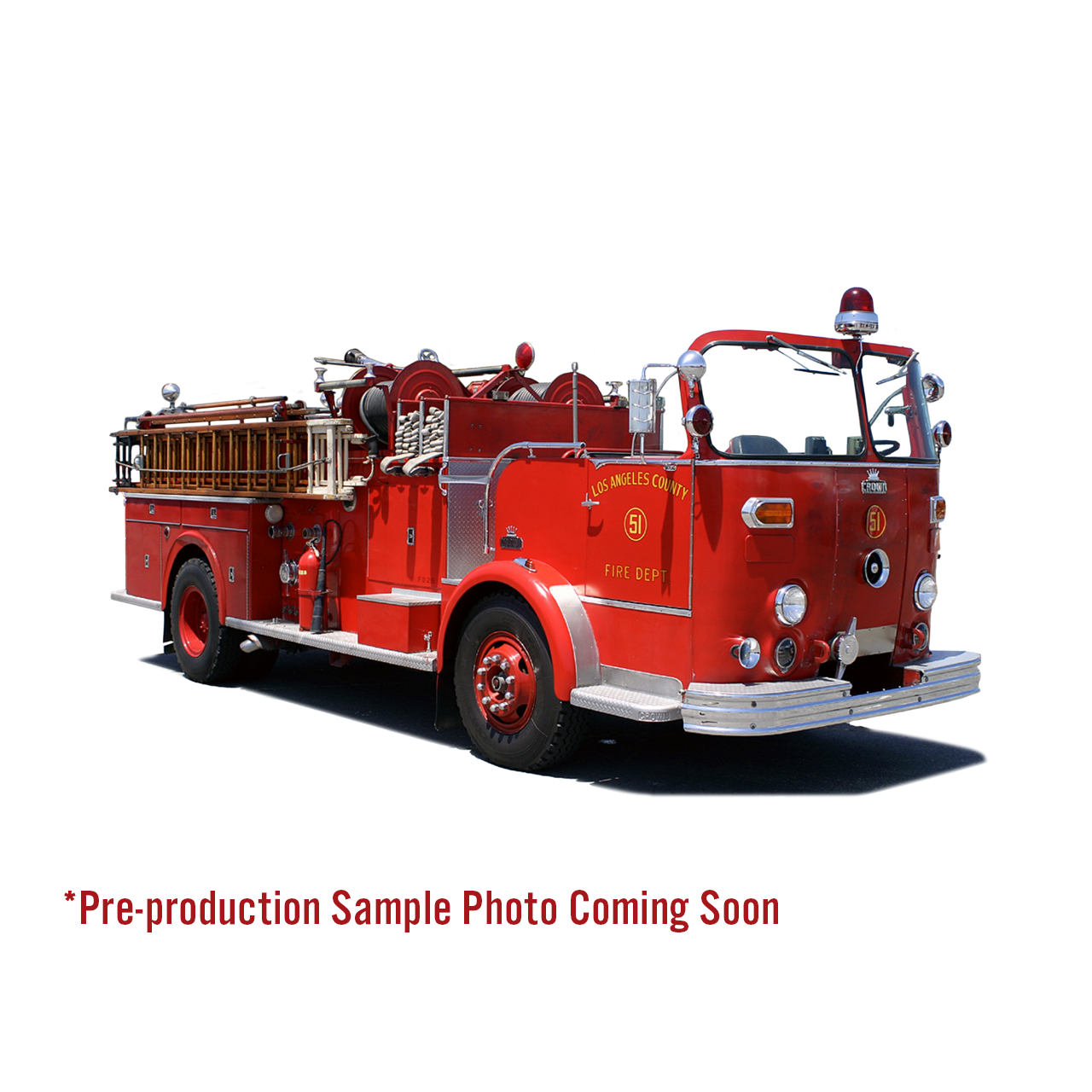 [PRE-ORDER] Iconic Replicas 1:50 1965 Crown FireCoach: LACoFD - Engine 51