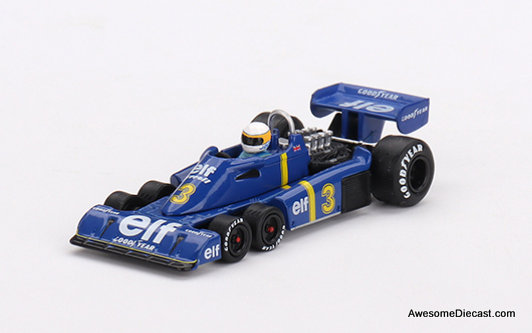 Mini GT 1:64 Tyrrell P34 #3: Jody Scheckter 1976 Swedish GP Winner 