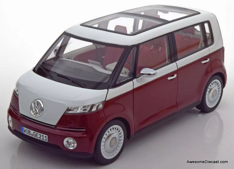 Norev 1:18 Volkswagen ID Buzz Bulli Concept Car, Red/White (Dealer Edition) Norev 1:18 Volkswagen ID Buzz Bulli Concept Car, Red/White (Dealer Edition)