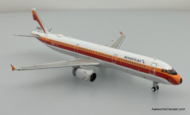 Gemini Jets 1:400 Airbus A321: American Airlines, PSA
