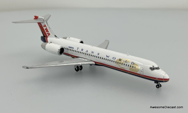 Gemini Jets 1:400 Boeing 717-200: Trans World Airlines (TWA) (Reg #N418TW)